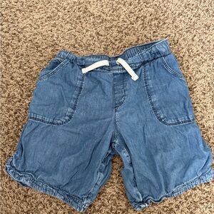 Kids Blue Denim Shorts